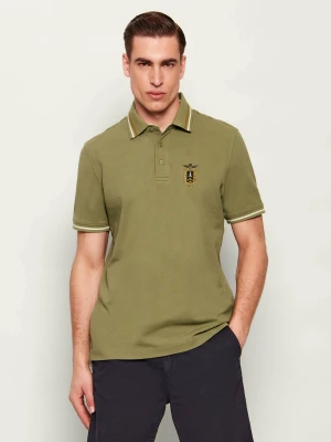 Aeronautica Militare Polo | Slim Fit oliwkowy
