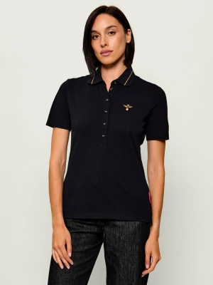 Aeronautica Militare Polo | Slim Fit czarny