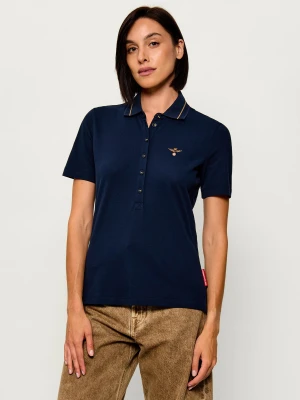 Aeronautica Militare Polo | Slim Fit granatowy