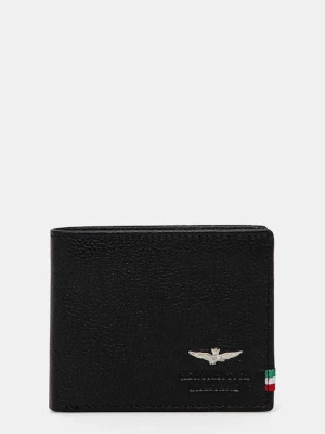 Aeronautica Militare portfel skórzany czarny