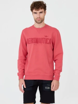 AERONAUTICA MILITARE Różowa męska bluza, Rozmiar S