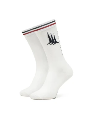 Aeronautica Militare Skarpety Wysokie Męskie 251CZ010L499 Biały