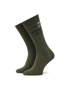 Aeronautica Militare Skarpety Wysokie Męskie 251CZ011L499 Zielony