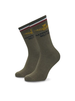 Aeronautica Militare Skarpety Wysokie Męskie 252CZ0012UL00499 Zielony