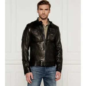 Aeronautica Militare Skórzana kurtka MOTOCICLISTA | Regular Fit