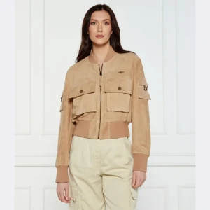 Aeronautica Militare Skórzana kurtka | Regular Fit
