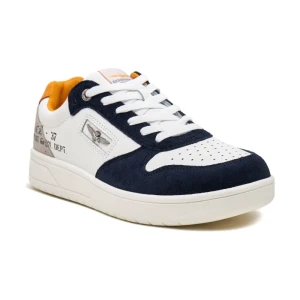 Aeronautica Militare Skórzane sneakersy