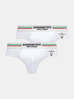 Aeronautica Militare Slipy (2-pack) męskie kolor biały AM1USL001