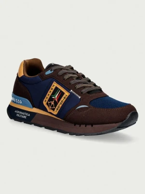 Aeronautica Militare SNEAKERS sneakersy męskie granatowy
