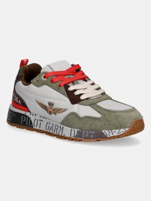 Aeronautica Militare sneakersy FURRY SNEAKERS zielony