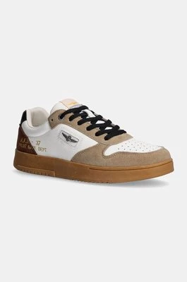 Aeronautica Militare sneakersy kolor beżowy SC235PL244