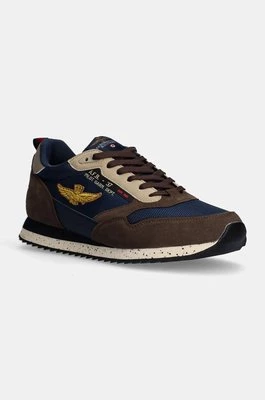 Aeronautica Militare sneakersy kolor brązowy SC288CT3379