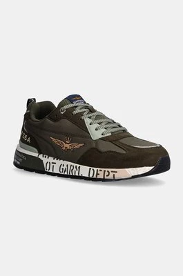 Aeronautica Militare sneakersy kolor zielony SC276CT3380