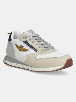 Aeronautica Militare sneakersy SC288CT3545 męskie kolor beżowy SC288CT3545