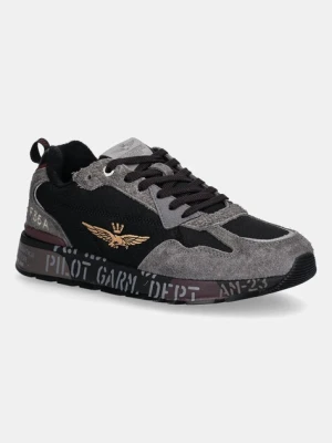 Aeronautica Militare sneakersy SNEAKERS męskie kolor czarny 252SC0276UCT03546