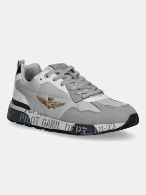 Aeronautica Militare sneakersy SNEAKERS męskie kolor szary 252SC0276UCT04249