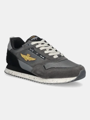 Aeronautica Militare sneakersy SNEAKERS męskie kolor szary 252SC0288UCT03545