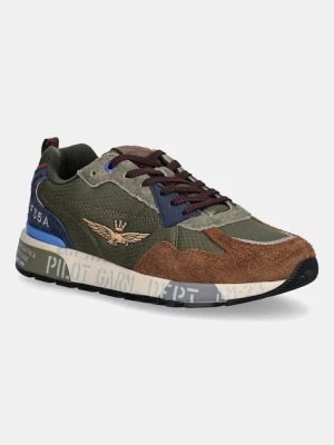 Aeronautica Militare sneakersy SNEAKERS męskie kolor zielony 252SC0276UCT03546