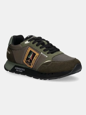 Aeronautica Militare sneakersy SNEAKERS męskie kolor zielony 252SC0292UCT03331