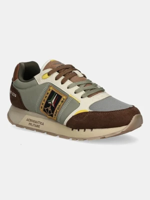Aeronautica Militare sneakersy SNEAKERS męskie kolor zielony 252SC0292UCT03331