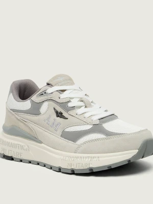 Aeronautica Militare Sneakersy | zamsz beżowy