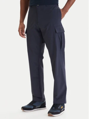 Aeronautica Militare Spodnie cargo 261PA1709UCT04291 Granatowy Comfort Fit