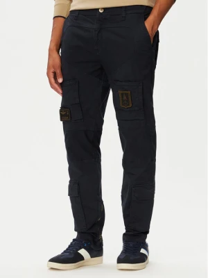 Aeronautica Militare Spodnie cargo 262PA1387UCT01493 Granatowy Regular Fit