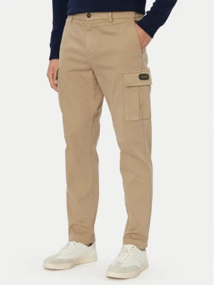 Aeronautica Militare Spodnie cargo 262PA1740UCT04381 Beżowy Regular Fit