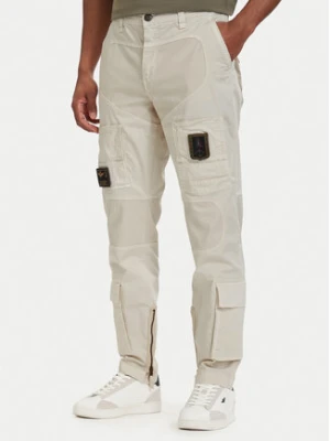 Aeronautica Militare Spodnie cargo Iconic Anti-G 261PA1387UCT01493 Beżowy Regular Fit