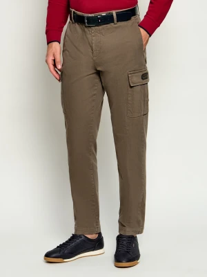 Aeronautica Militare Spodnie cargo | Regular Fit brązowy