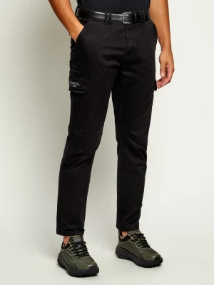 Aeronautica Militare Spodnie cargo | Regular Fit czarny