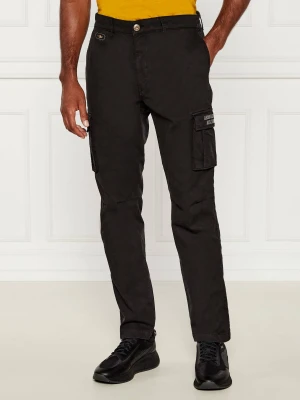 Aeronautica Militare Spodnie cargo | Slim Fit czarny