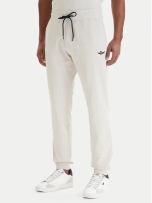 Aeronautica Militare Spodnie dresowe 261PF1008UF00674 Beżowy Regular Fit