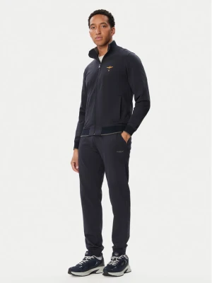 Aeronautica Militare Spodnie dresowe 262PF0872UF00459 Granatowy Regular Fit