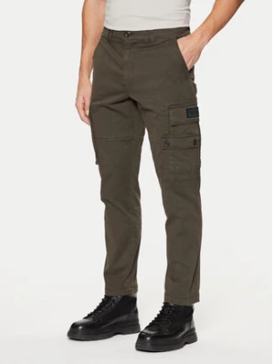 Aeronautica Militare Spodnie materiałowe 242PA1632CT3399 Khaki Tapered Fit