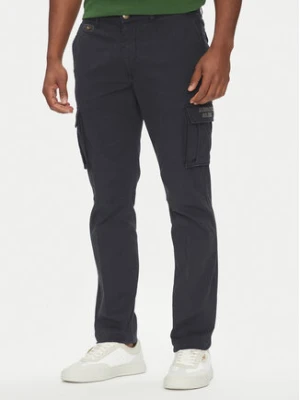 Aeronautica Militare Spodnie materiałowe 251PA1329CT2443 Granatowy Regular Fit