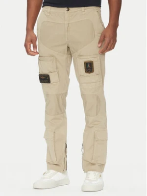 Aeronautica Militare Spodnie materiałowe 251PA1387CT1493 Beżowy Regular Fit