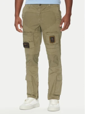 Aeronautica Militare Spodnie materiałowe 251PA1387CT1493 Khaki Regular Fit
