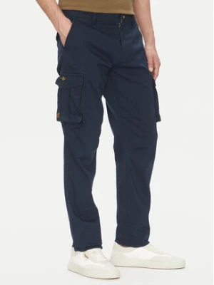 Aeronautica Militare Spodnie materiałowe 251PA1658CT3511 Granatowy Regular Fit