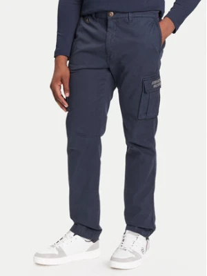 Aeronautica Militare Spodnie materiałowe 252PA1329UCT0244 Granatowy Regular Fit