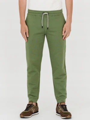 AERONAUTICA MILITARE Spodnie zielone męskie, Rozmiar L