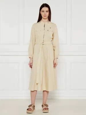 Aeronautica Militare Sukienka z paskiem