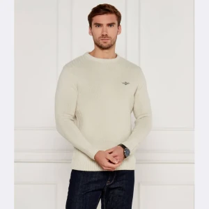 Aeronautica Militare Sweter GIROCOLLO | Regular Fit | z dodatkiem wełny