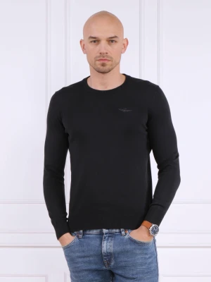 Aeronautica Militare Sweter | Regular Fit czarny