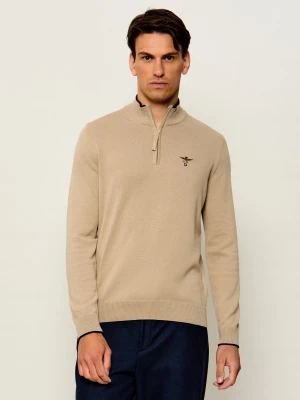 Aeronautica Militare Sweter | Regular Fit beżowy