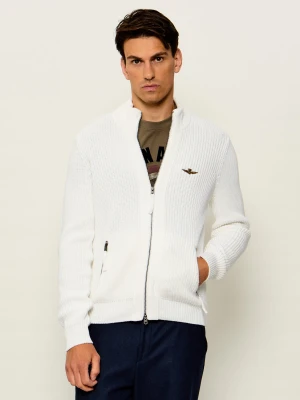 Aeronautica Militare Sweter | Regular Fit biały