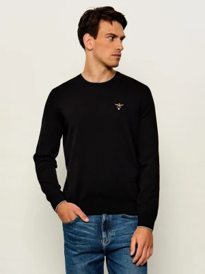 Aeronautica Militare Sweter | Regular Fit czarny