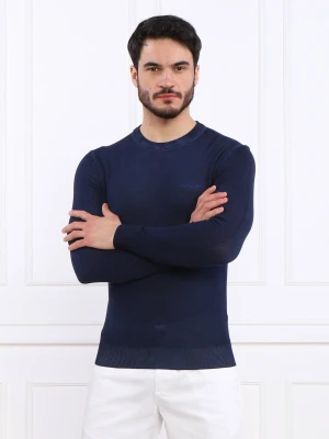 Aeronautica Militare Sweter | Slim Fit granatowy