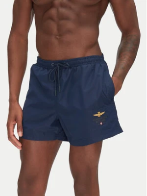 Aeronautica Militare Szorty kąpielowe 251BW223CT2967 Granatowy Regular Fit