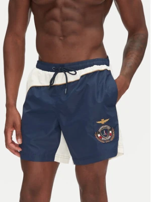 Aeronautica Militare Szorty kąpielowe 251BW228CT3539 Granatowy Regular Fit